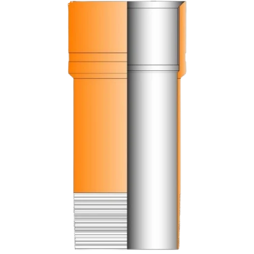NMS liner adapter cross-section illustration