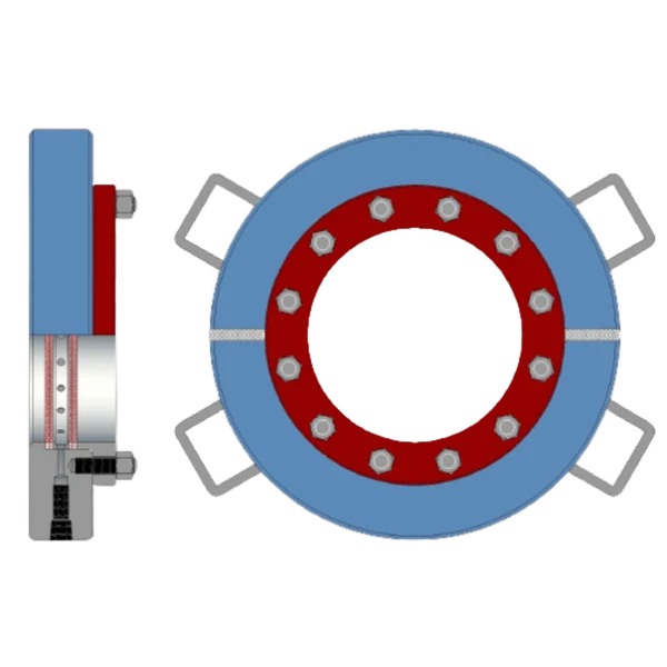 NMS catalogue illustration: Casing Clamp