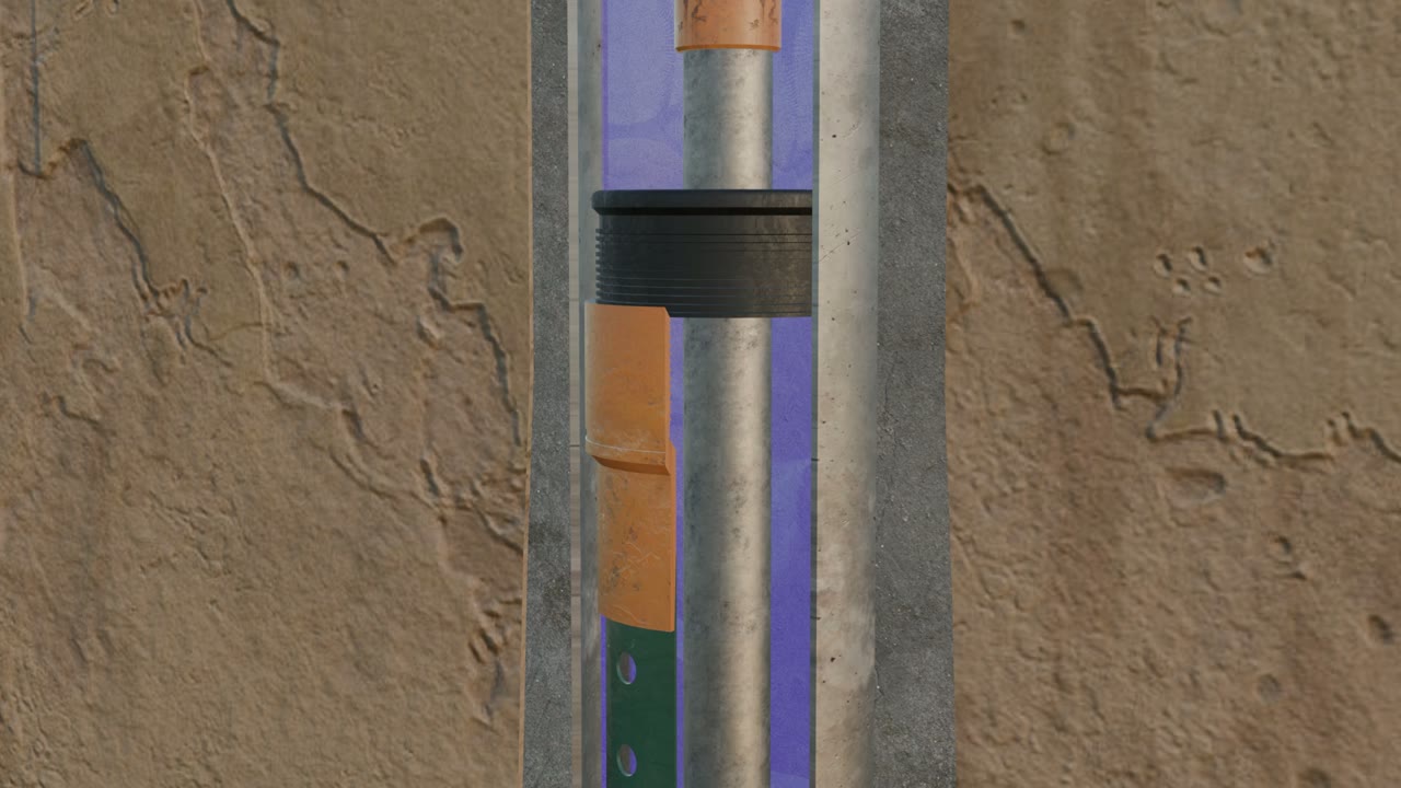 NMS animation showing a cutaway of equipment within the liner assembly